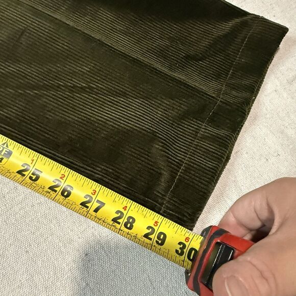 NWT Polo Ralph Lauren Pants Mens 36-30 Green Corduroy Stretch Classic Fit New - Picture 7 of 7